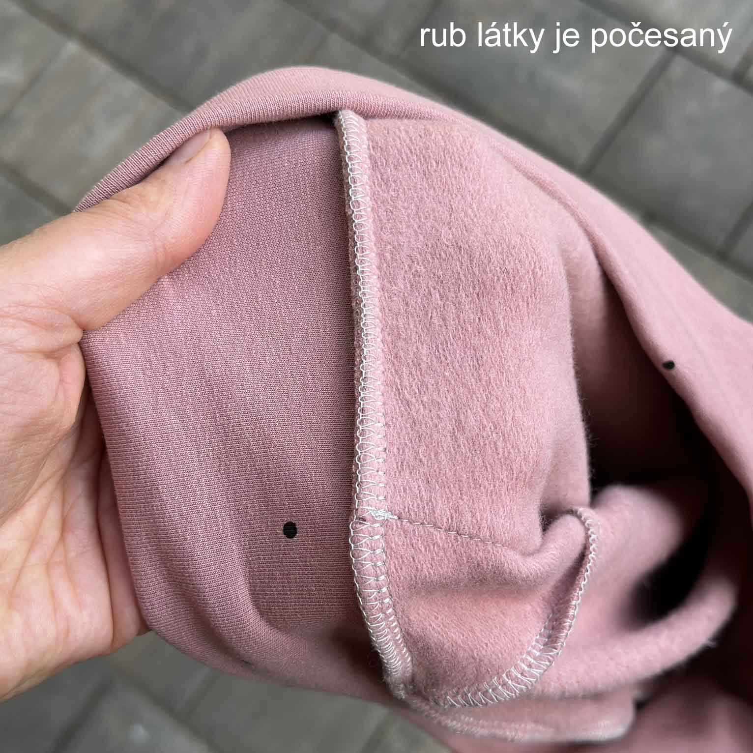 Mikina Ruby přes hlavu