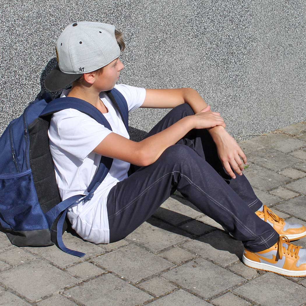 Teplákové kalhoty džínové