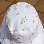 Klobouk bílý myška princezna