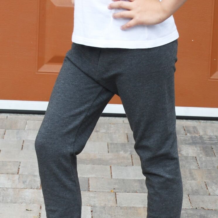 Zimní legínové tepláky (spodky) tmavě šedý melír