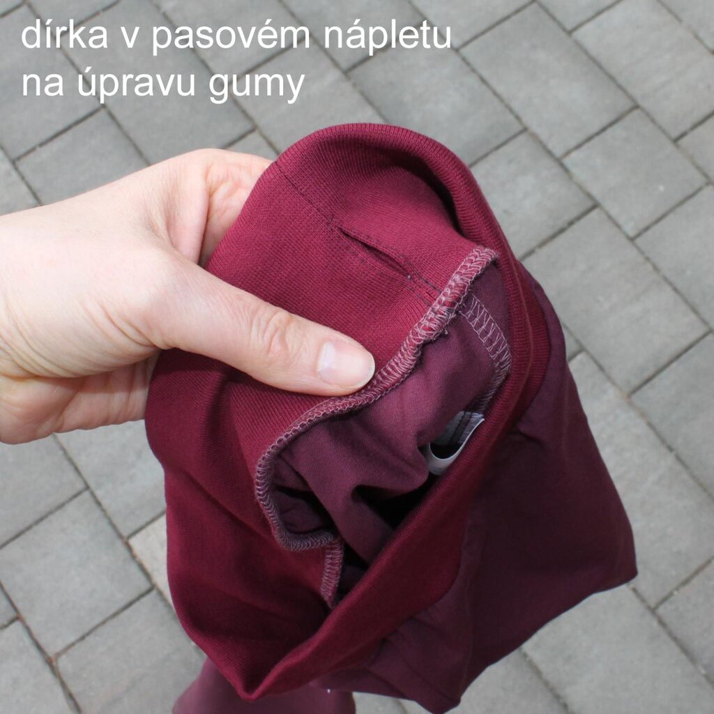 Legíny 3/4 bordó