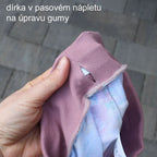 Legíny tyrkysové s motýlky