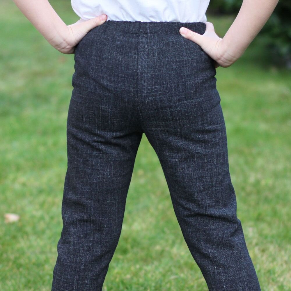 Legínové tepláky (spodky) černé denim