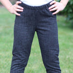 Legínové tepláky (spodky) černé denim