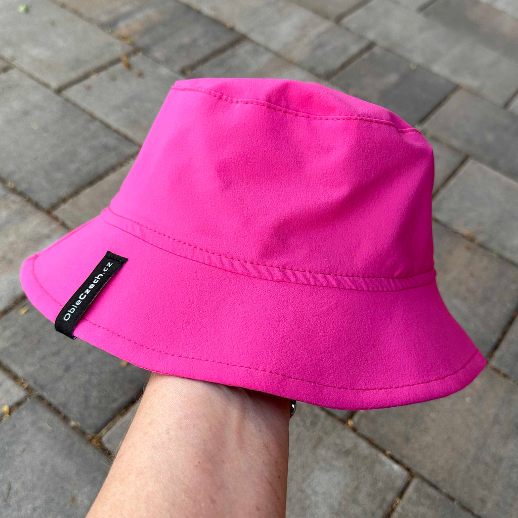 Klobouk funkční tmavě růžový