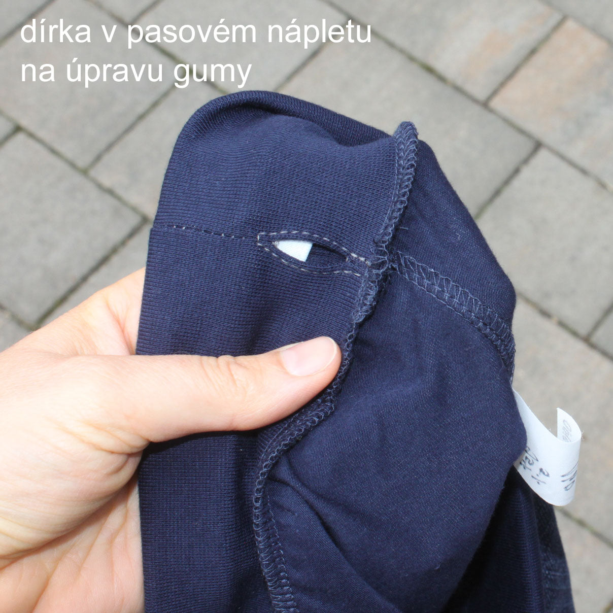 Legíny tmavě modré denim