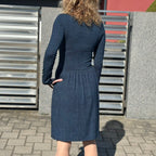 Šaty Tiffany tmavě modré denim