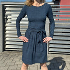 Šaty Tiffany tmavě modré denim