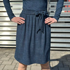 Šaty Tiffany tmavě modré denim