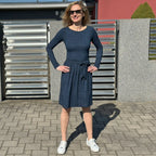 Šaty Tiffany tmavě modré denim