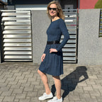 Šaty Tiffany tmavě modré denim