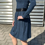 Šaty Tiffany tmavě modré denim