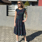 Šaty Tiffany černé mandaly