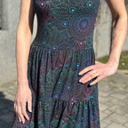 Šaty Tiffany černé mandaly