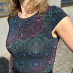 Šaty Tiffany černé mandaly