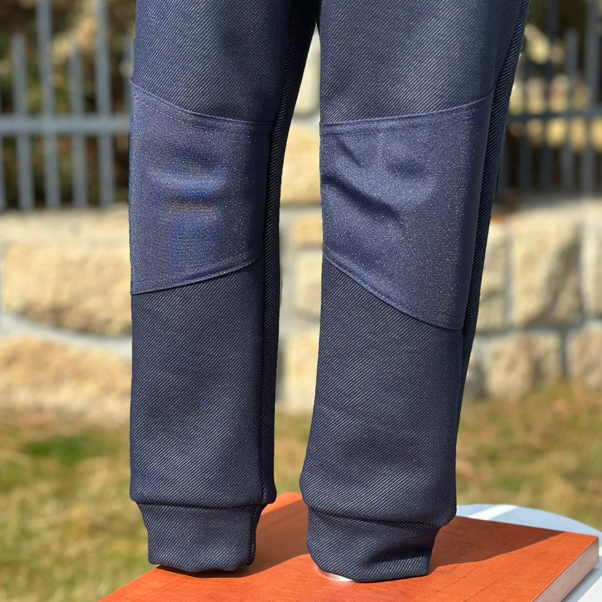 Tepláky zimní warmkeeper tmavě modré denim