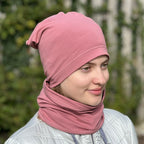 Jarní/podzimní čepice starorůžová Ada