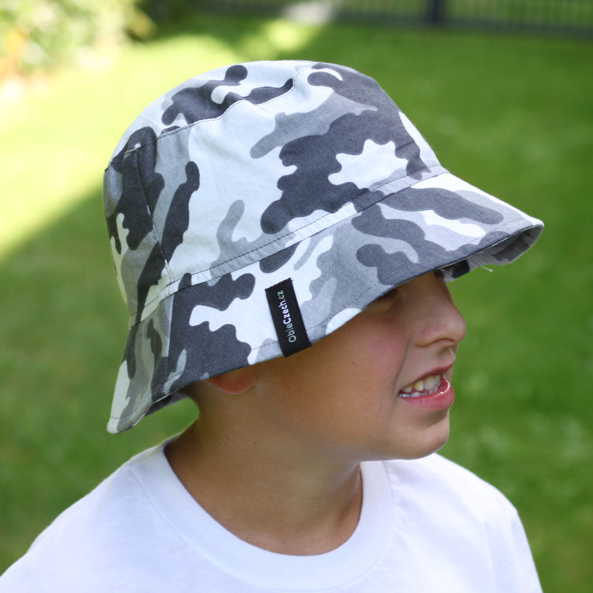 Klobouk šedý maskáč