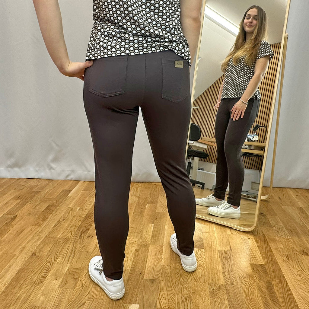 Dámské legínové kalhoty jednobarevné