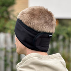Čelenka fleece, černá