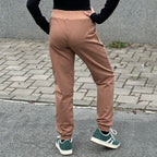Tepláky Walk světle hnědé