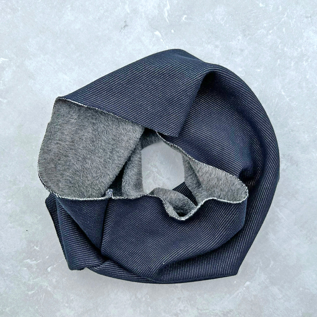 Zimní nákrčník tmavě modrý denim dívčí Elis