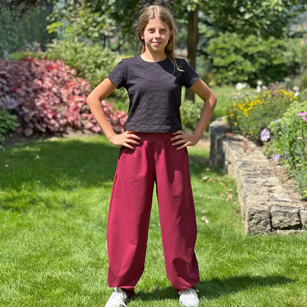 Dívčí crop top černý