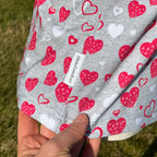 Letní pyžamo se srdíčky pro dívky