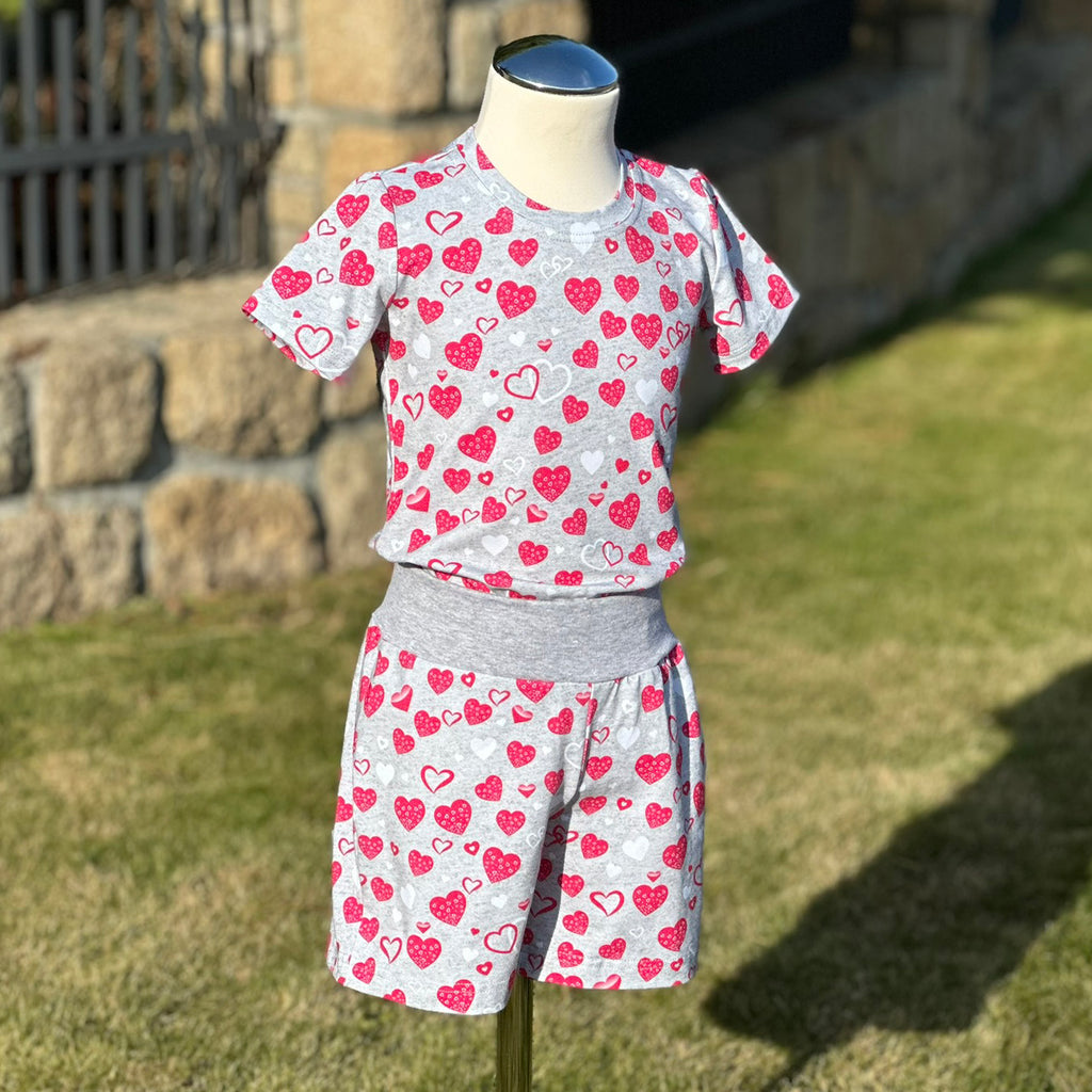 Dívčí pyžamo bavlněné na léto