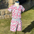 Dívčí pyžamo bavlněné na léto