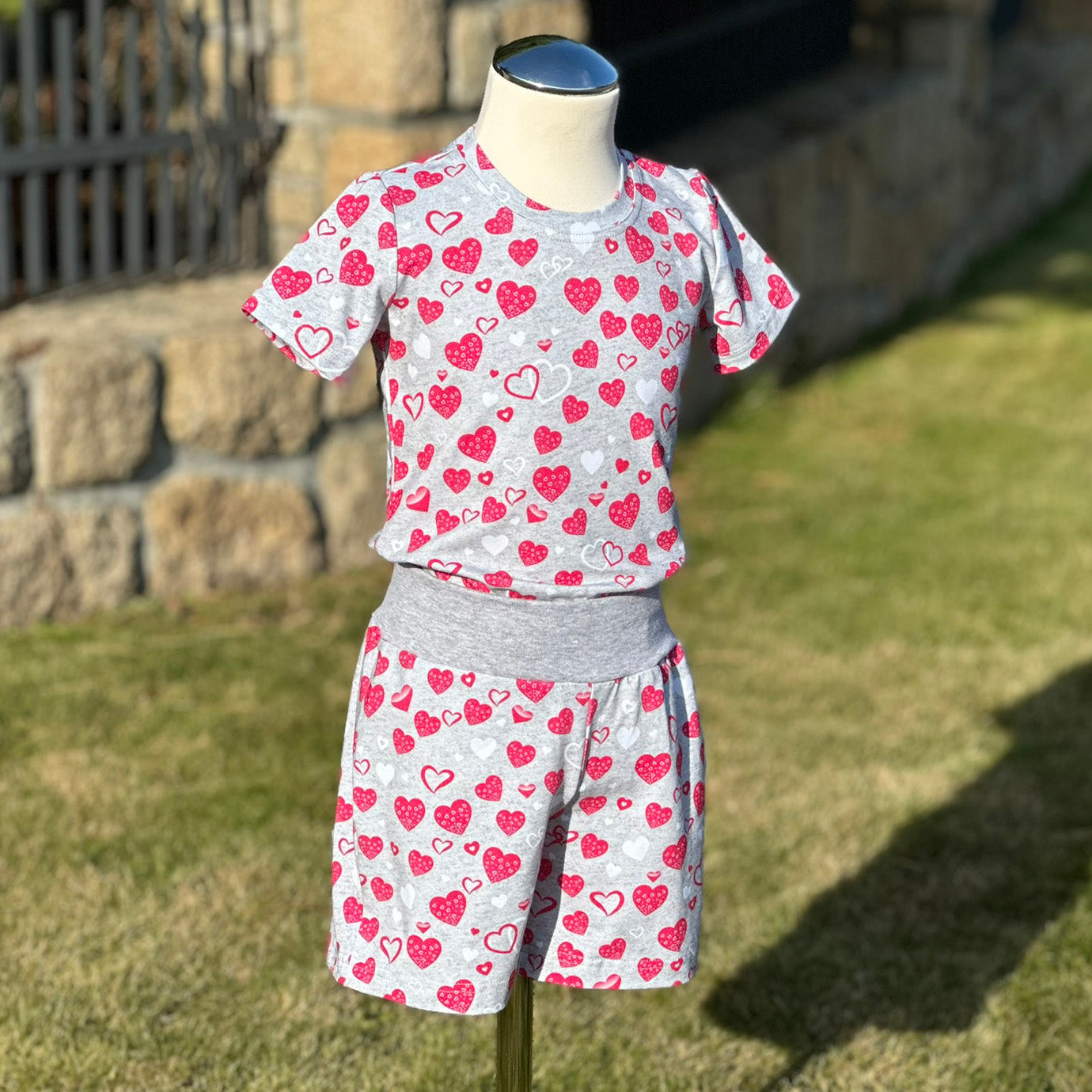 Dívčí pyžamo bavlněné na léto