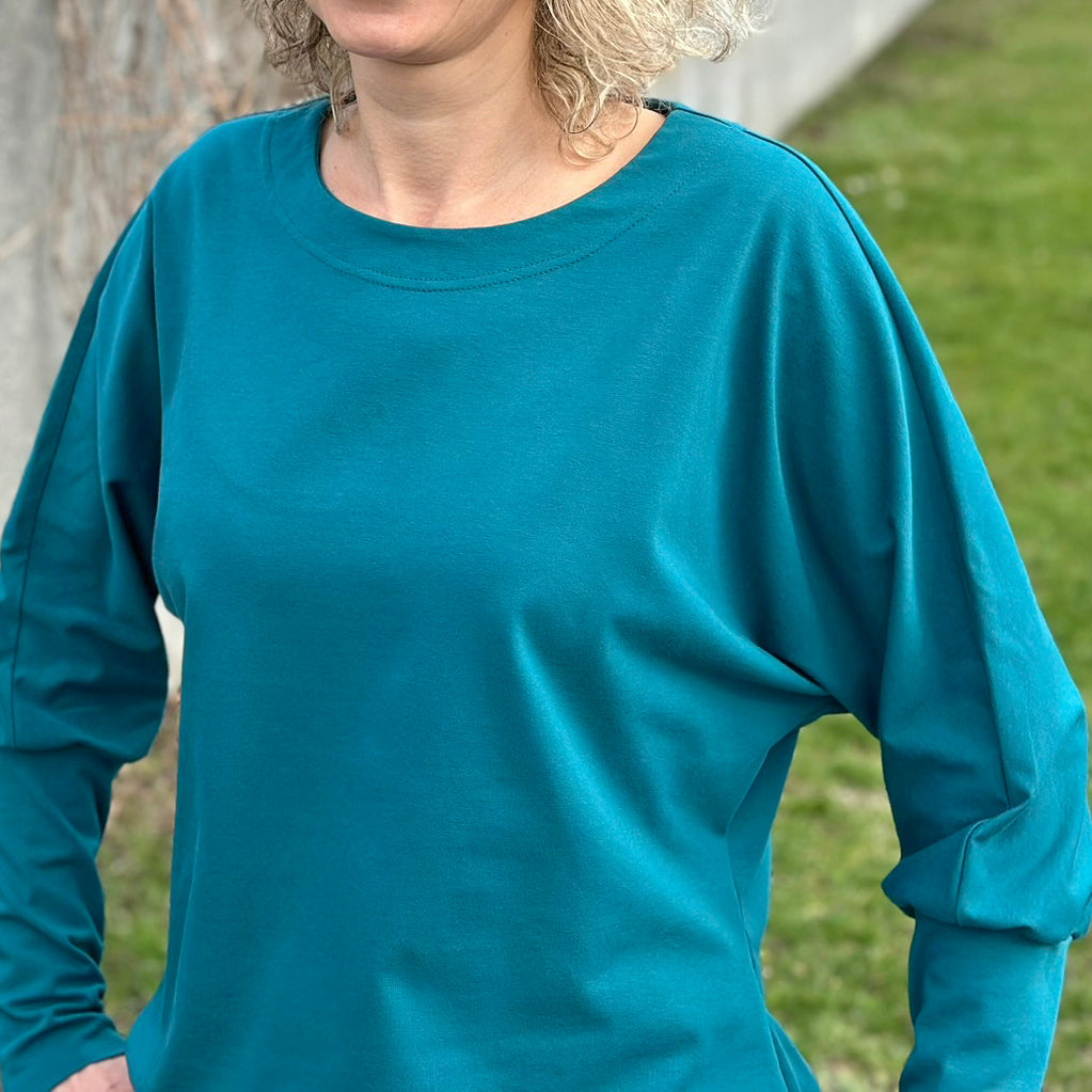 Triko Grace smaragdové