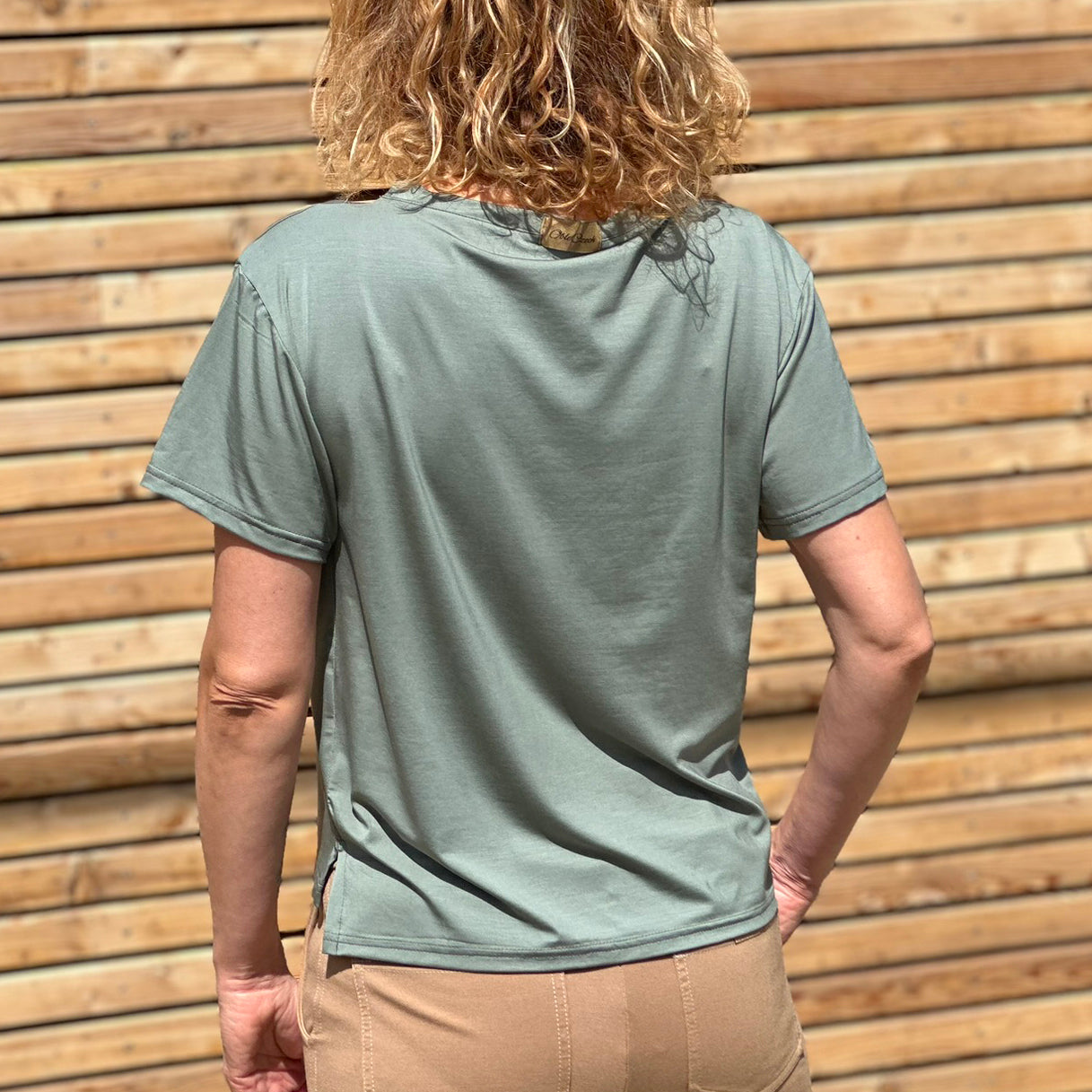 Tričko Fénix dusty green