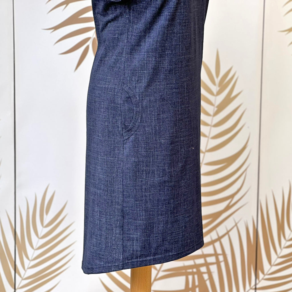 Šaty Holiday tmavě modré denim