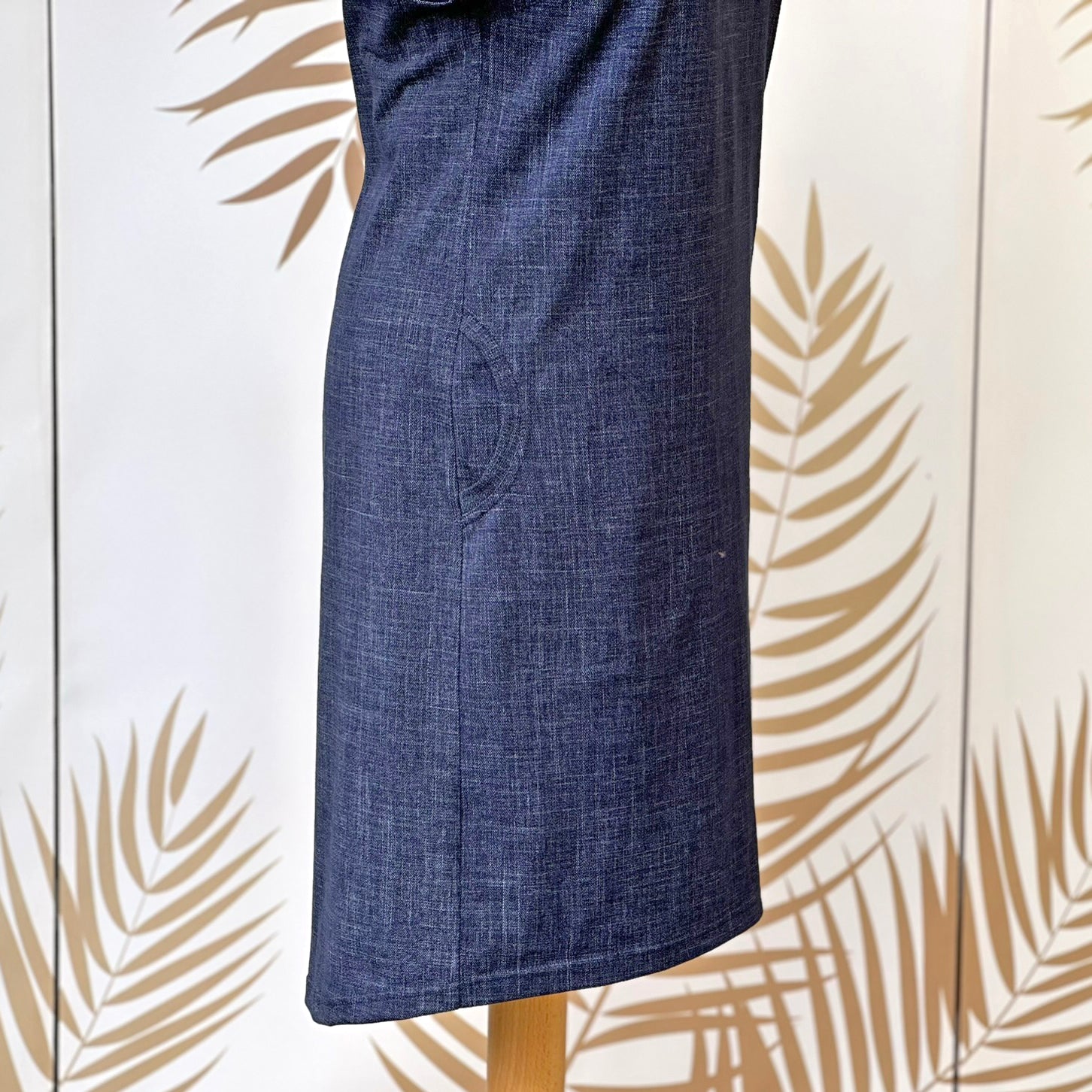 Šaty Holiday tmavě modré denim