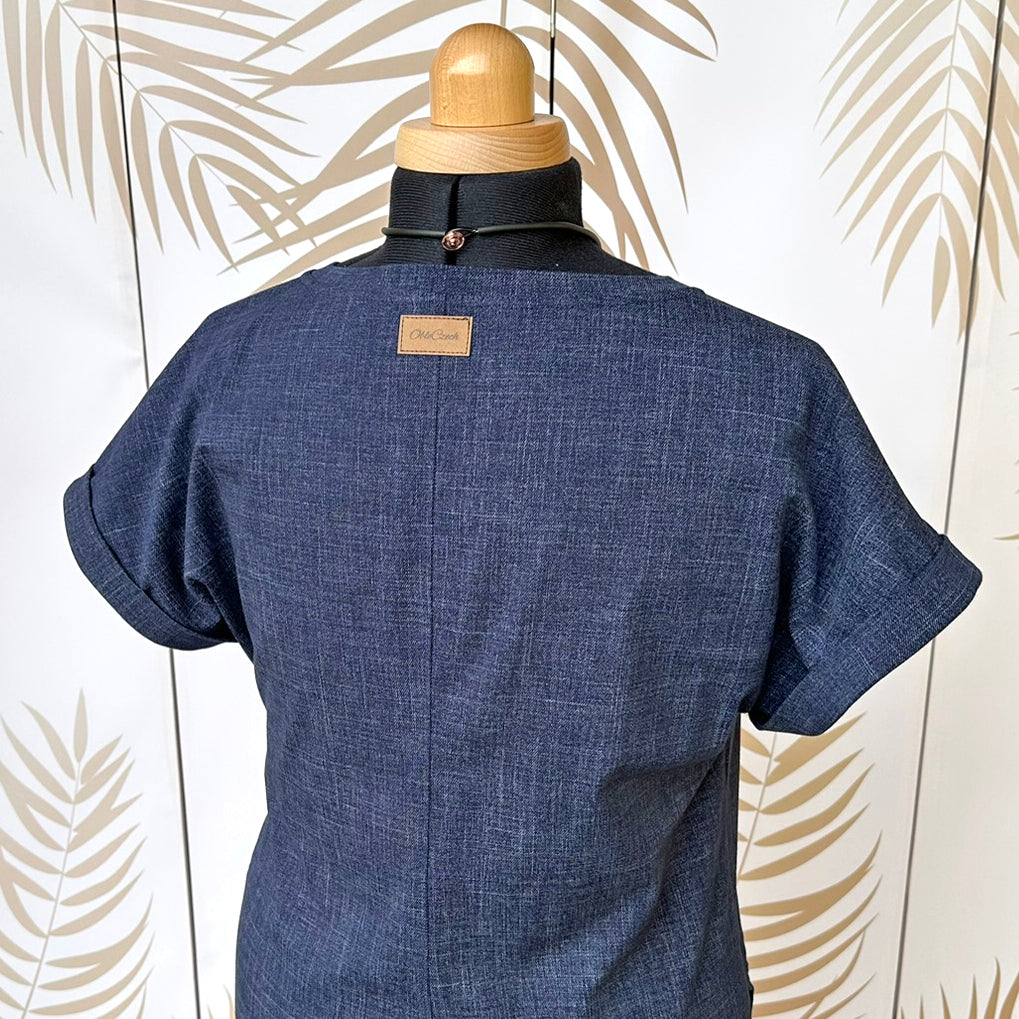 Šaty Holiday tmavě modré denim