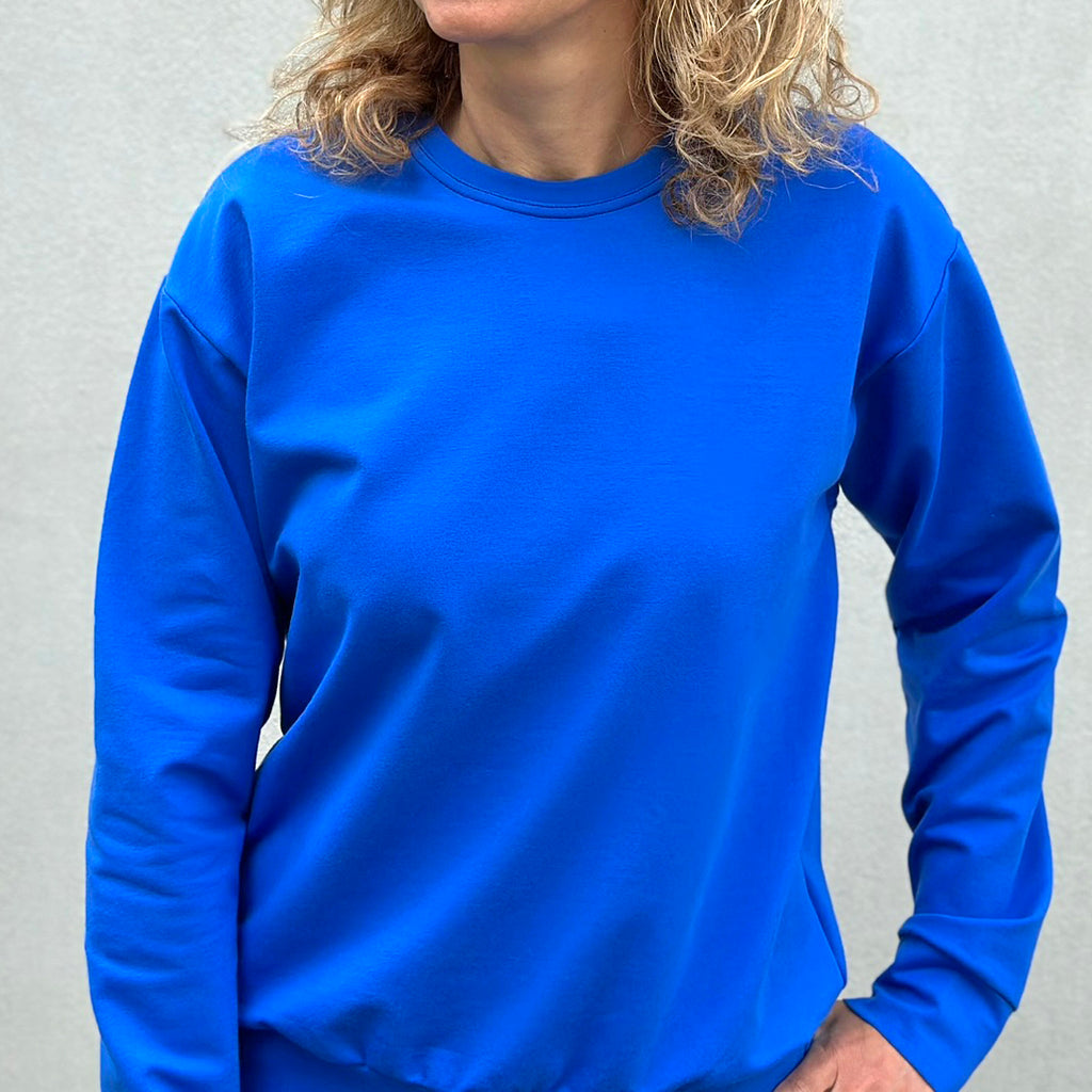 Mikina Merch královská modrá