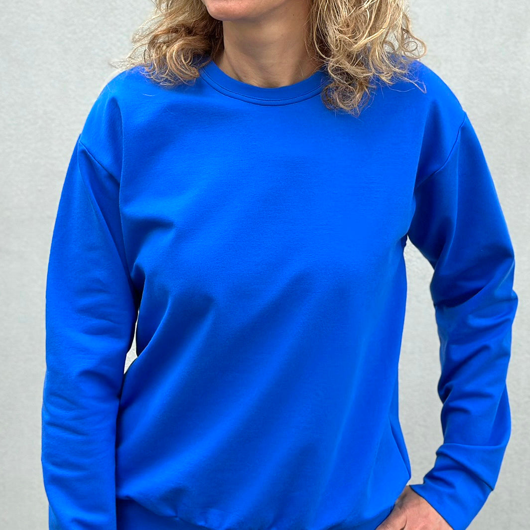 Mikina Merch královská modrá
