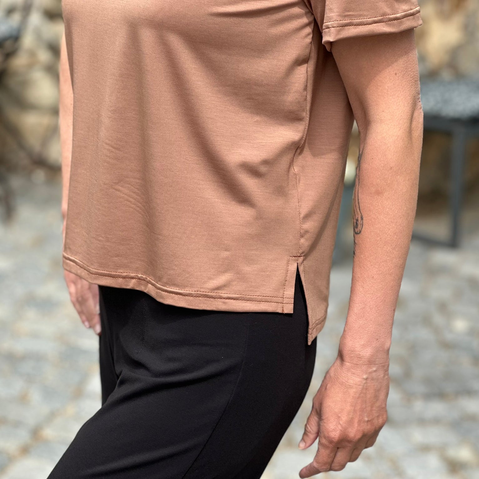 Tričko Fénix camel