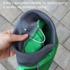 Jarní/podzimní softshell kalhoty zelené