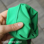 Jarní/podzimní softshell kalhoty zelené