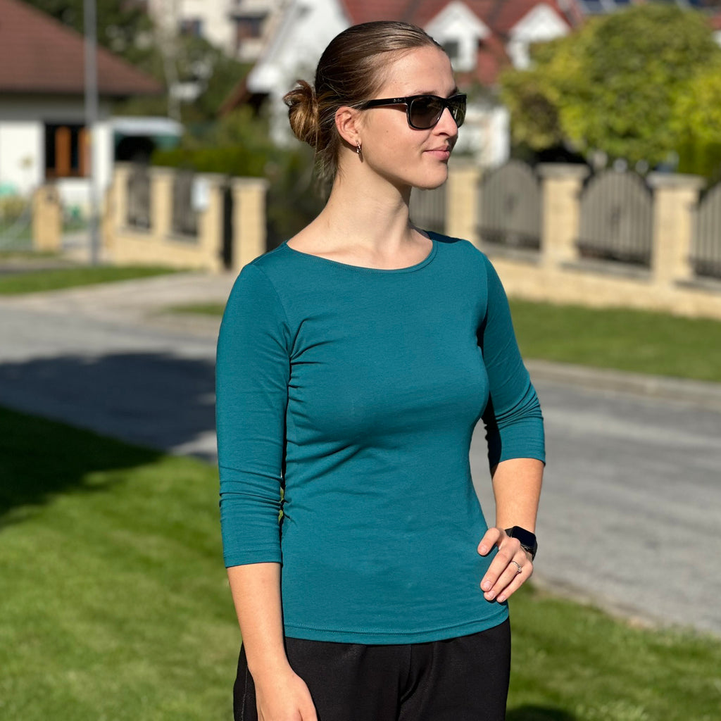 Triko Aida smaragdové