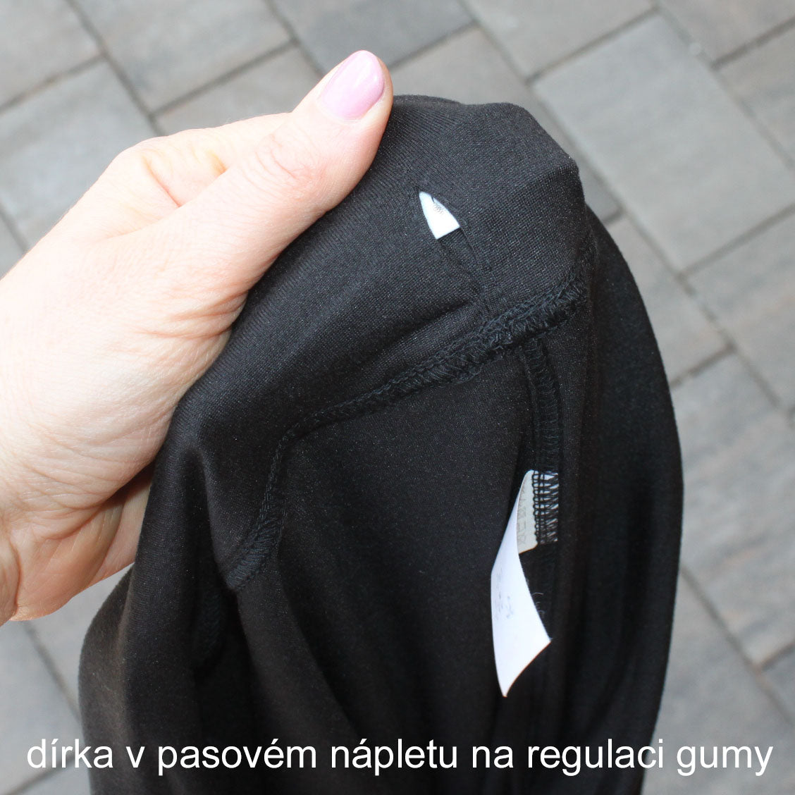 Funkční legíny tenké černé