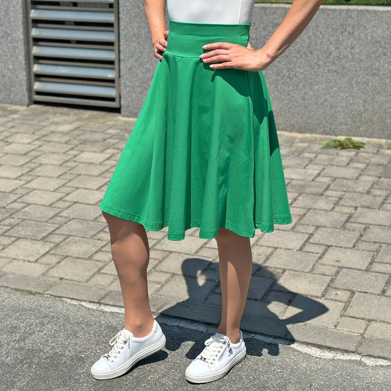 Sukně Koleta trávová zelená