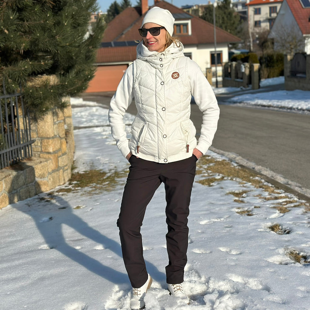 Dámské zimní softshell kalhoty