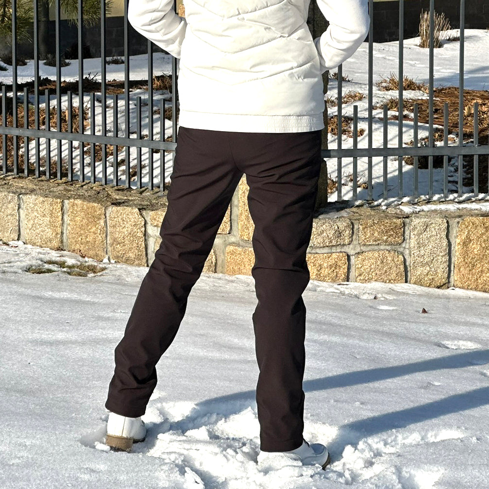Dámské zimní softshell kalhoty