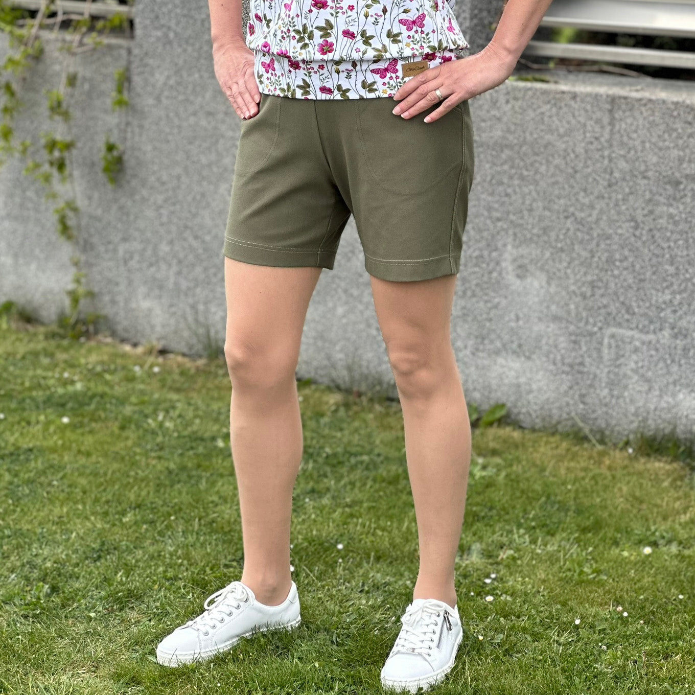 Kraťasy Lada džínové olivové