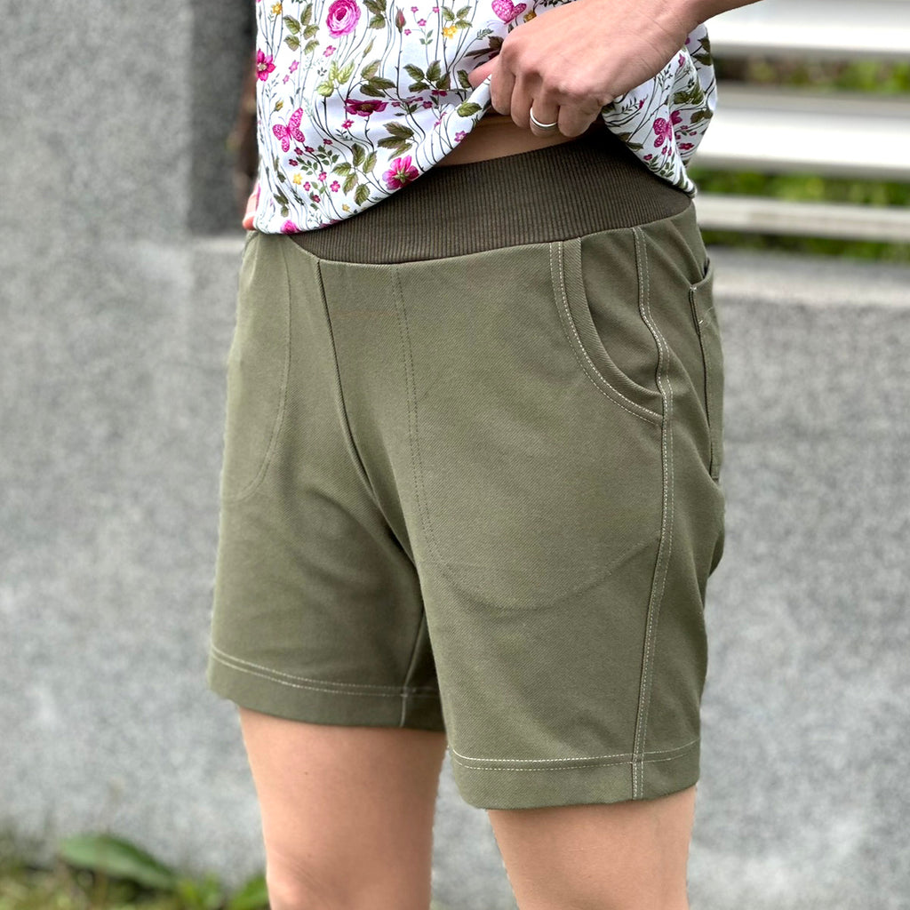 Kraťasy Lada džínové olivové