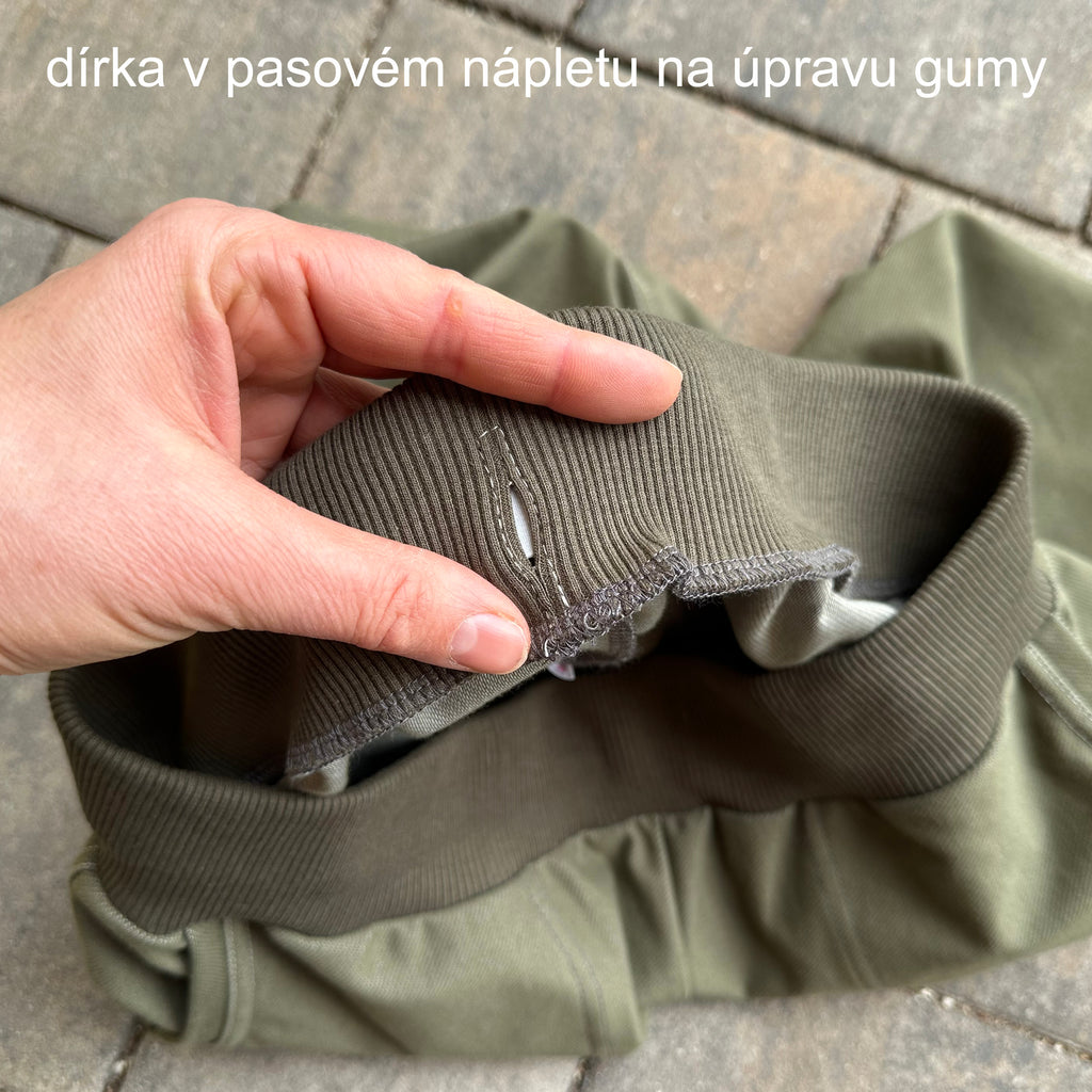 Kraťasy Lada džínové olivové