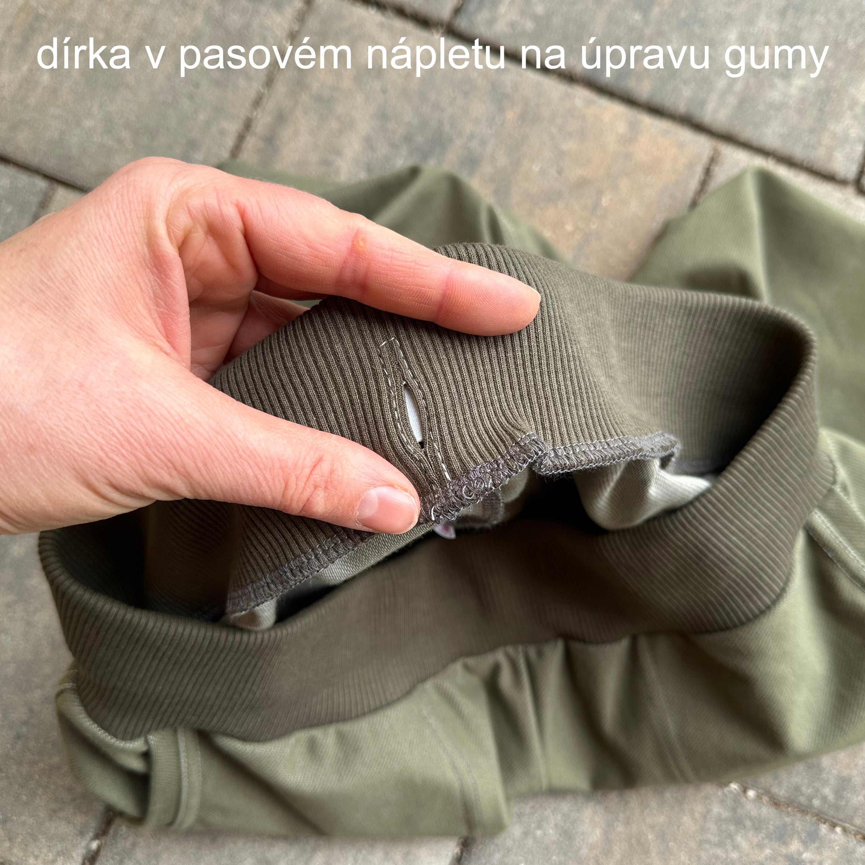 Kraťasy Lada džínové olivové